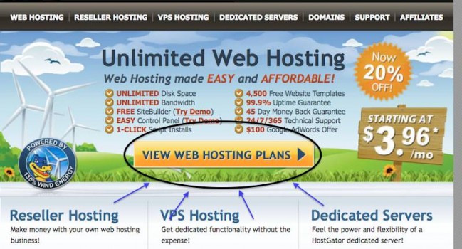 hostgator plans