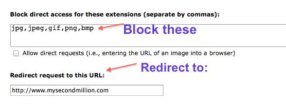 blocks & redirects